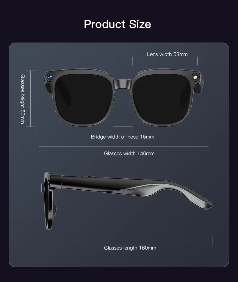 Olevs Smart Glasses M02S