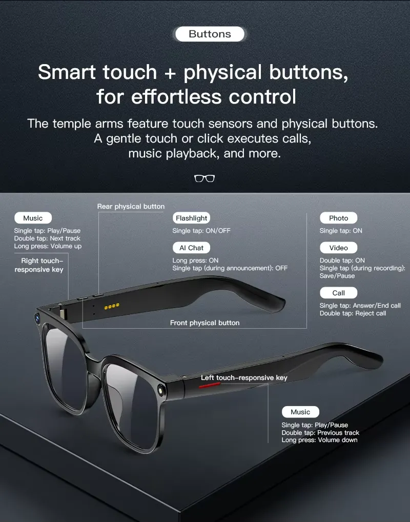 Olevs Smart Glasses M02S