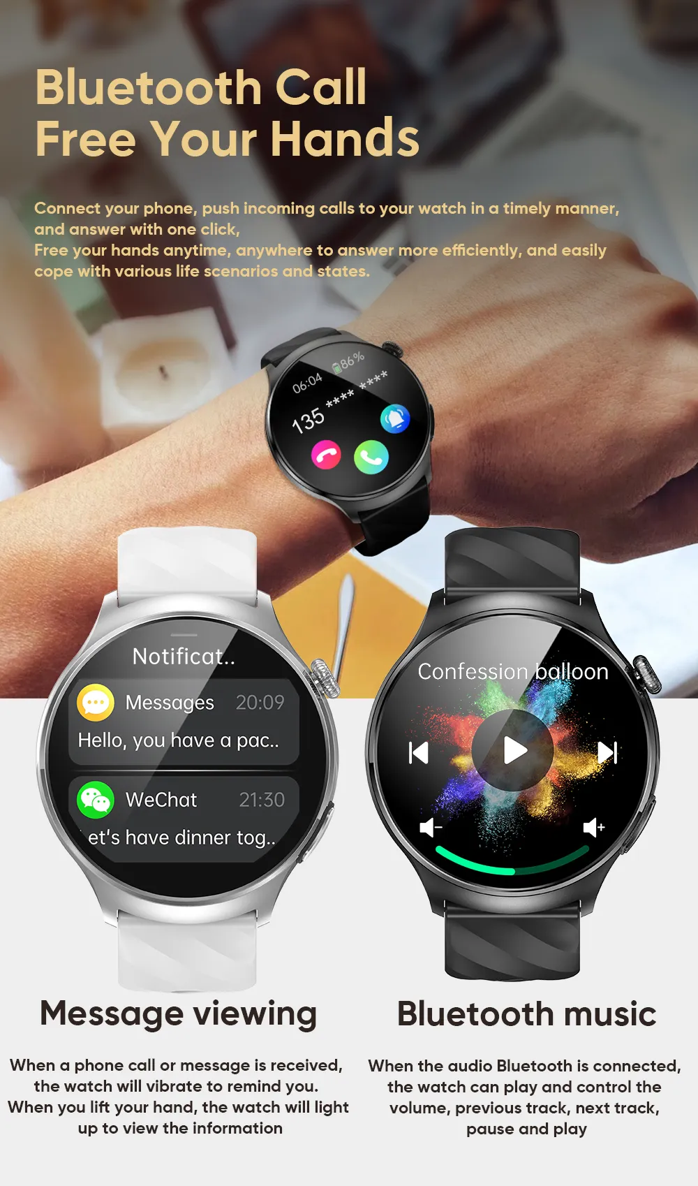 Olevs Smartwatch MT600