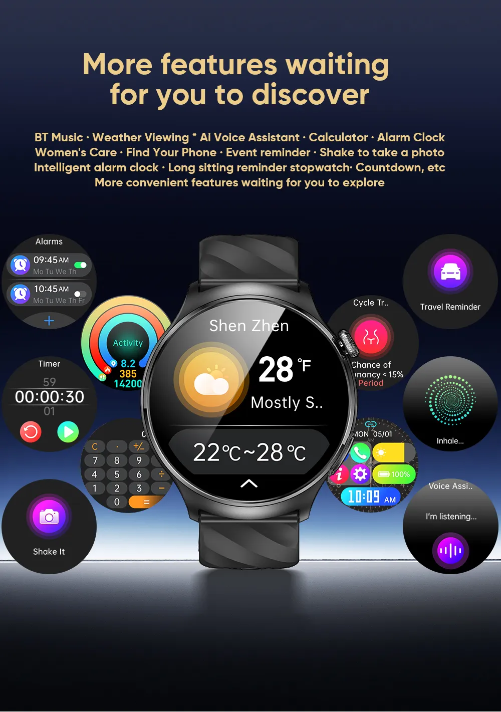 Olevs Smartwatch MT600