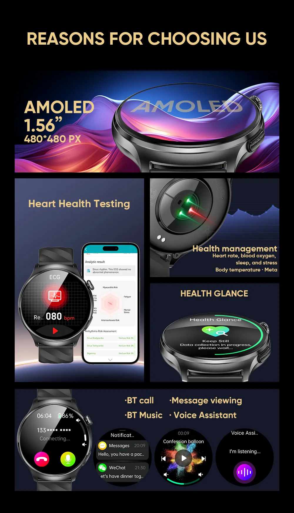Olevs Smartwatch MT600