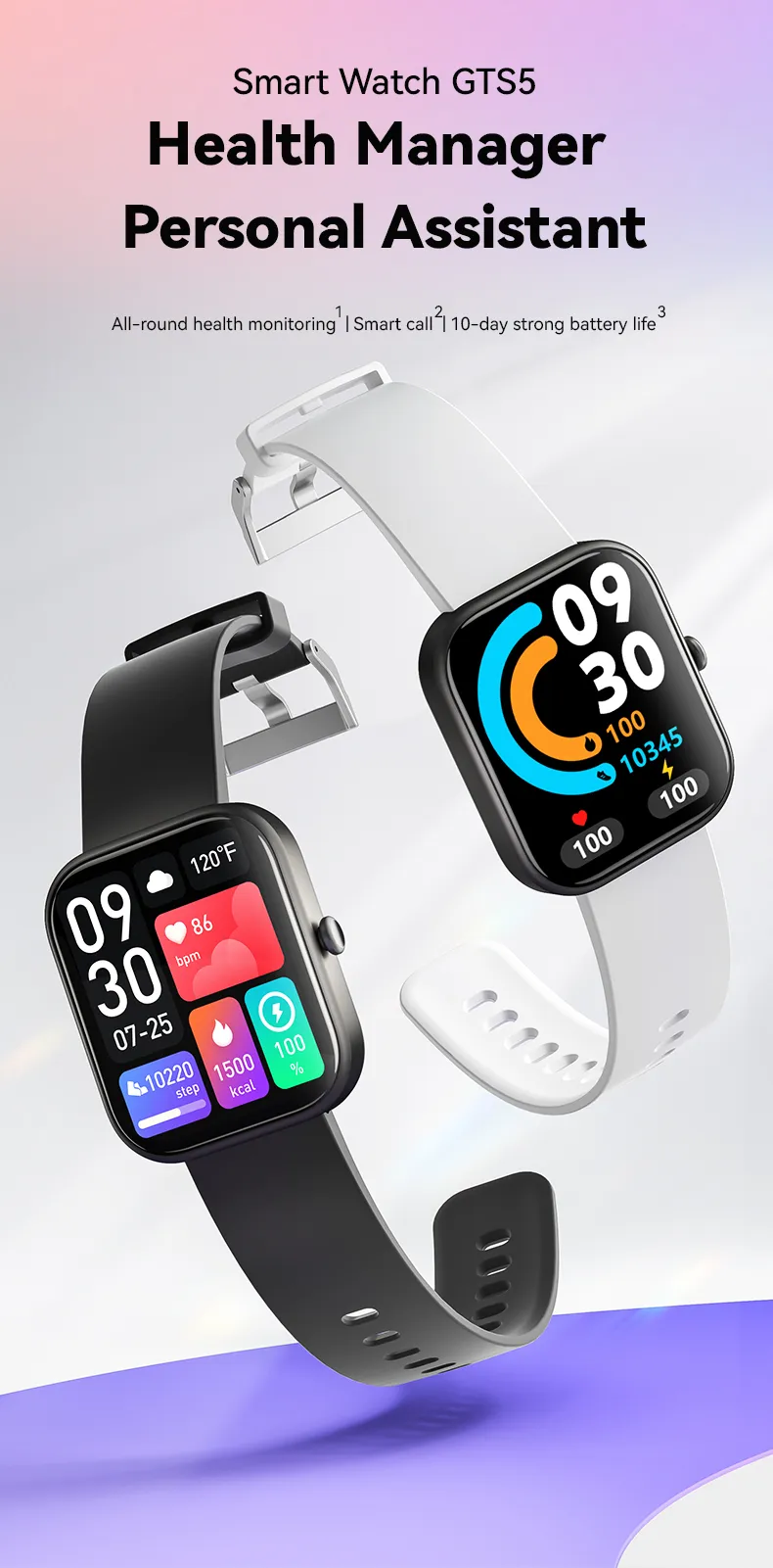 Fashion Health Smartwatch MTS5