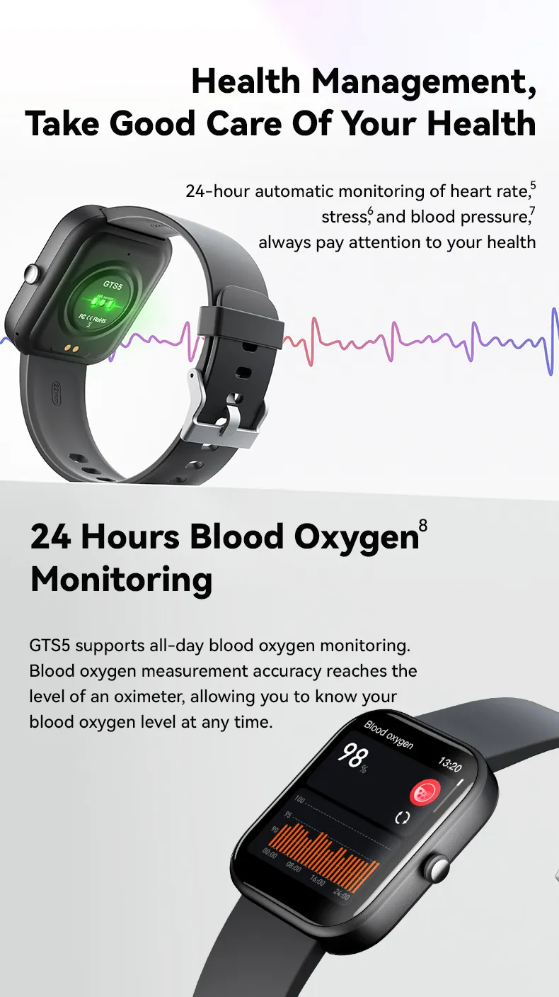 Fashion Health Smartwatch MTS5