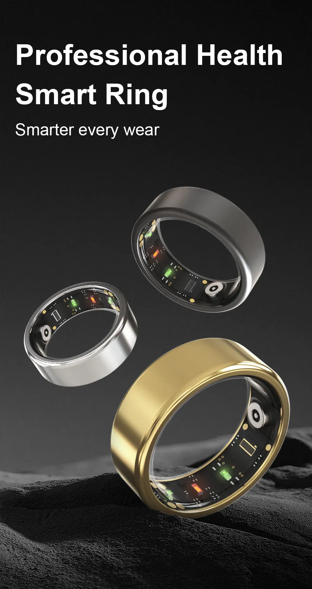 Health Tracker Smart Ring MY06