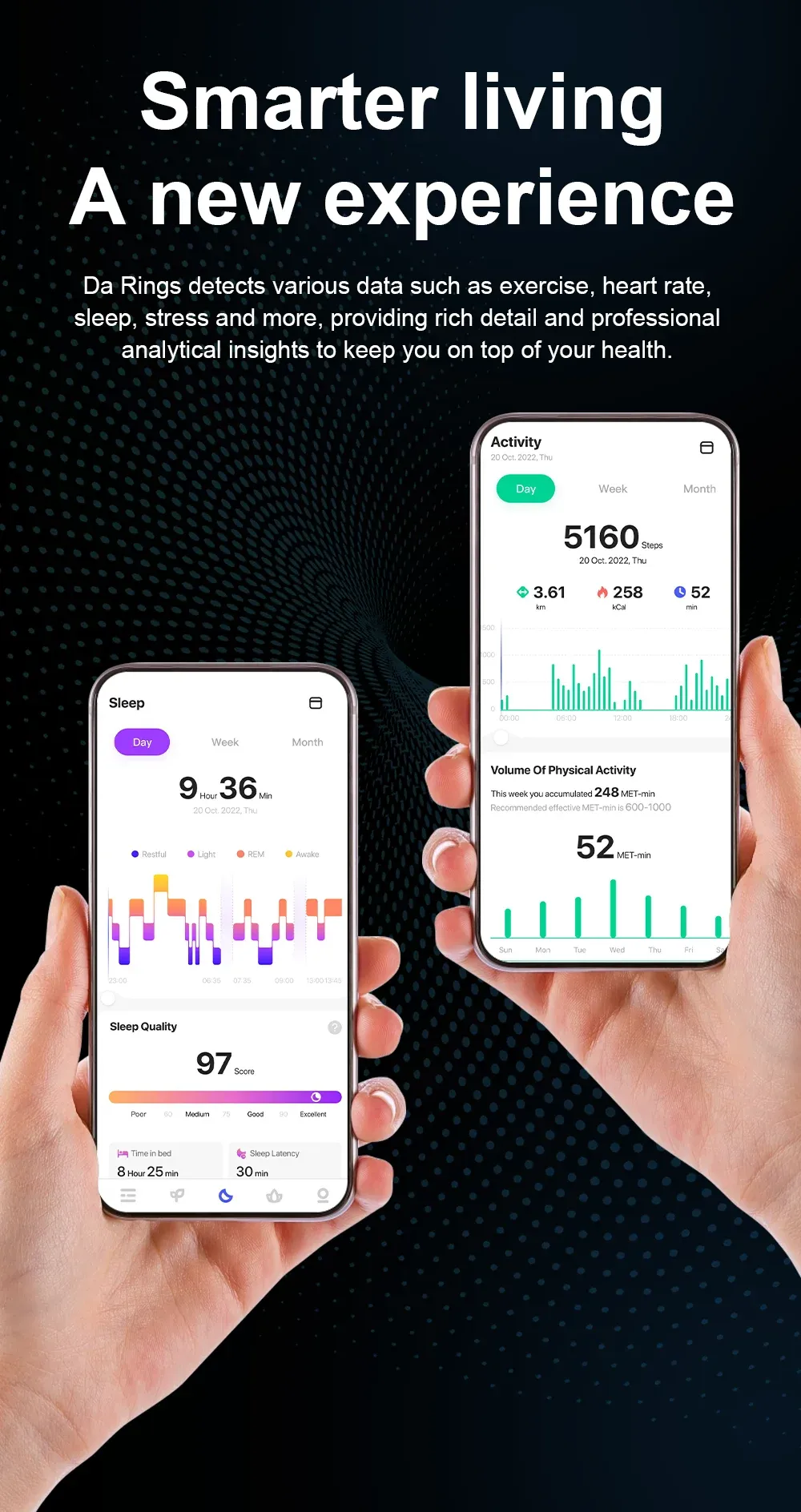 Health Tracker Smart Ring MY06