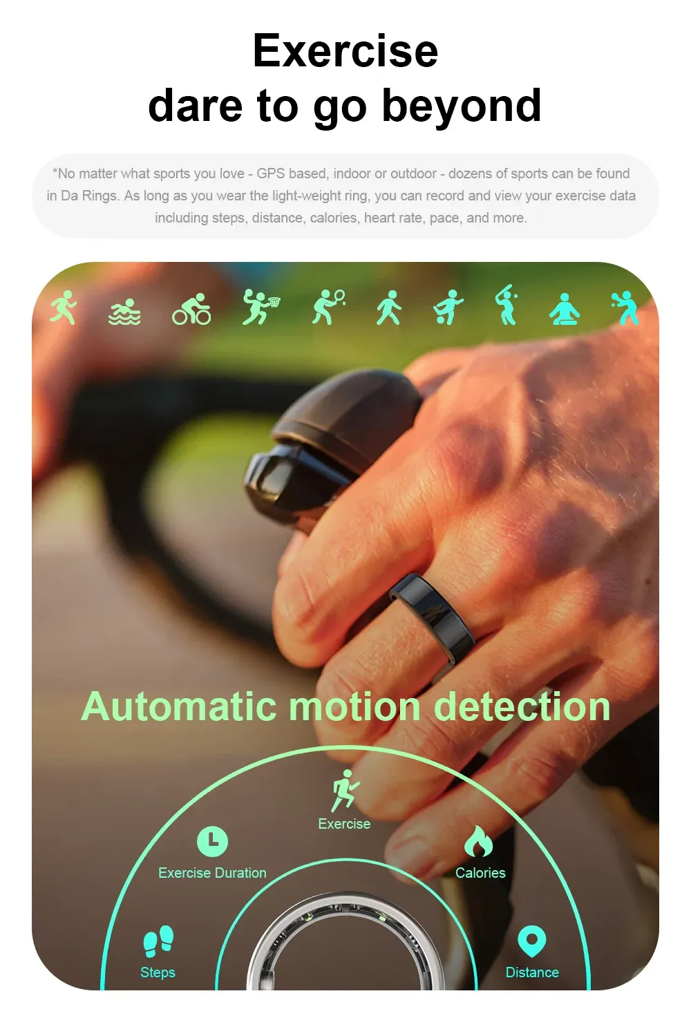 Health Tracker Smart Ring MY06