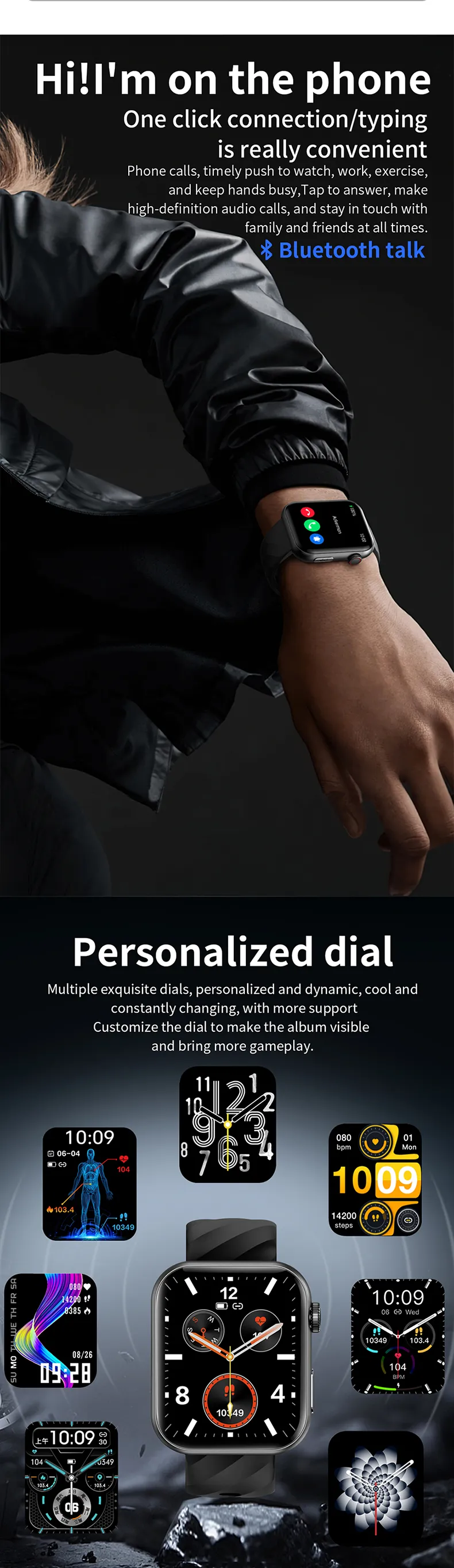 ECG Health Smartwatch NX13