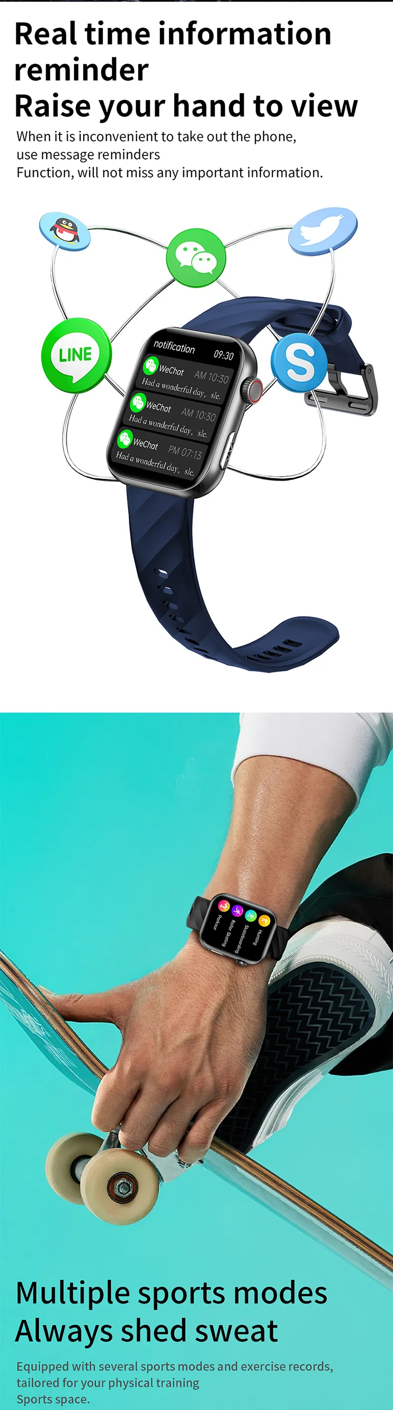 ECG Health Smartwatch NX13