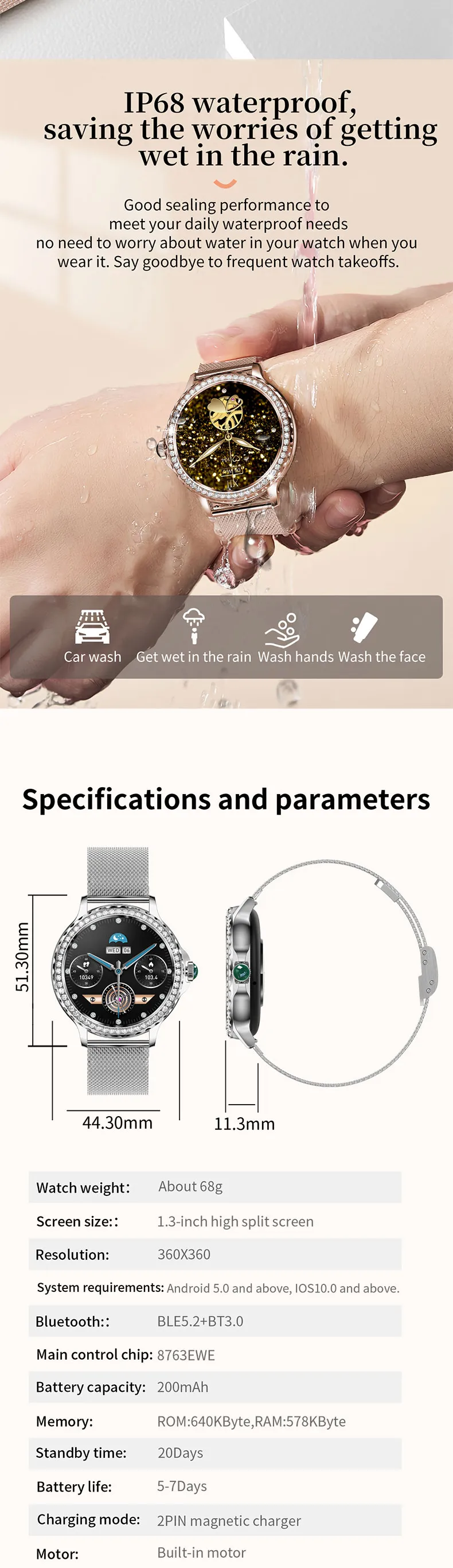 Olevs Smartwatch NX19