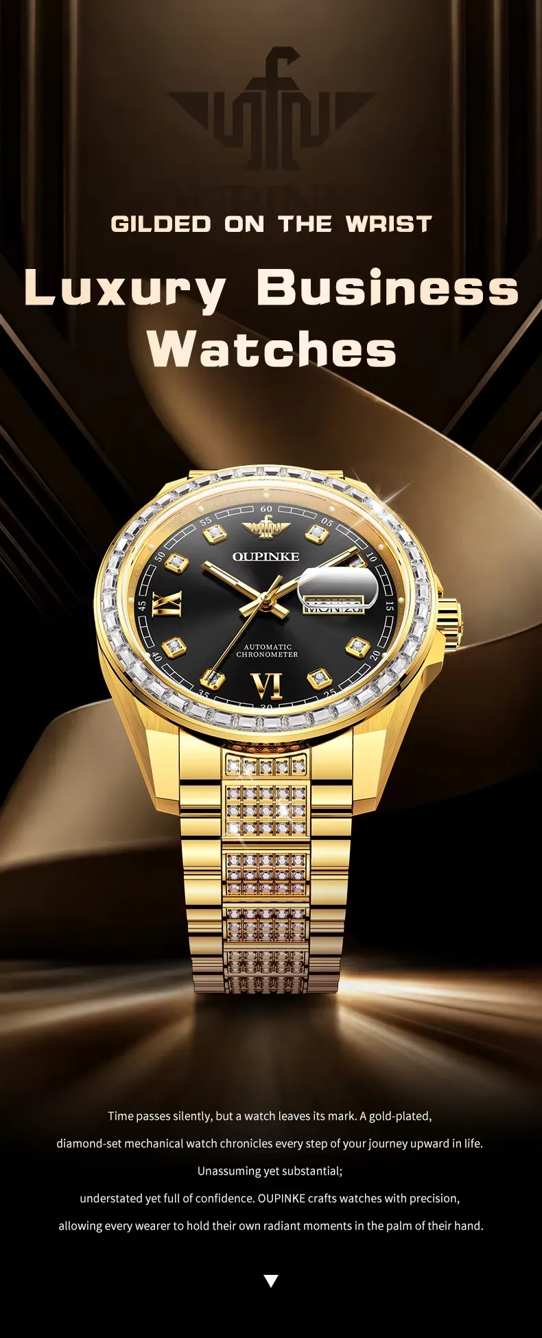 OUPINKE Men's Watch OPK3328