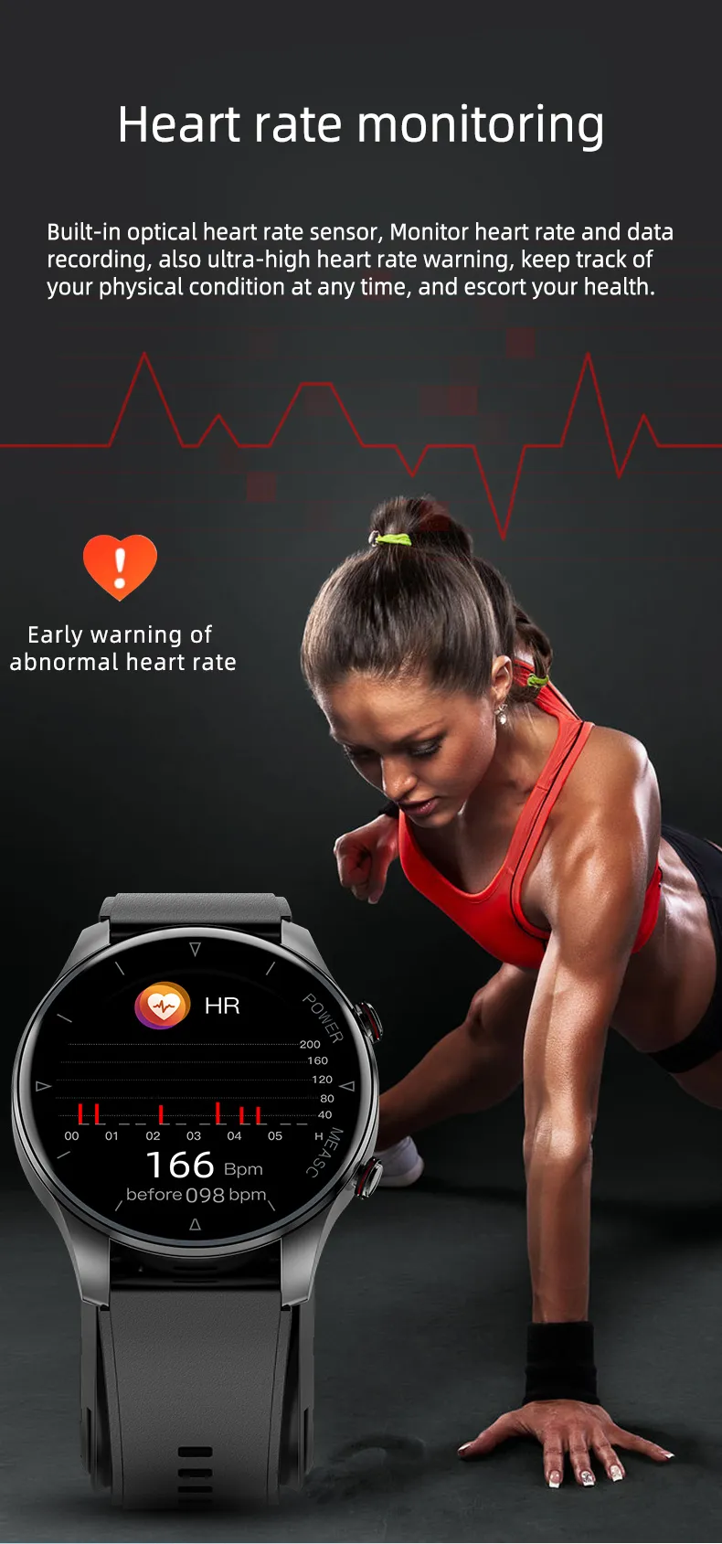 ECG Health Smartwatch P50