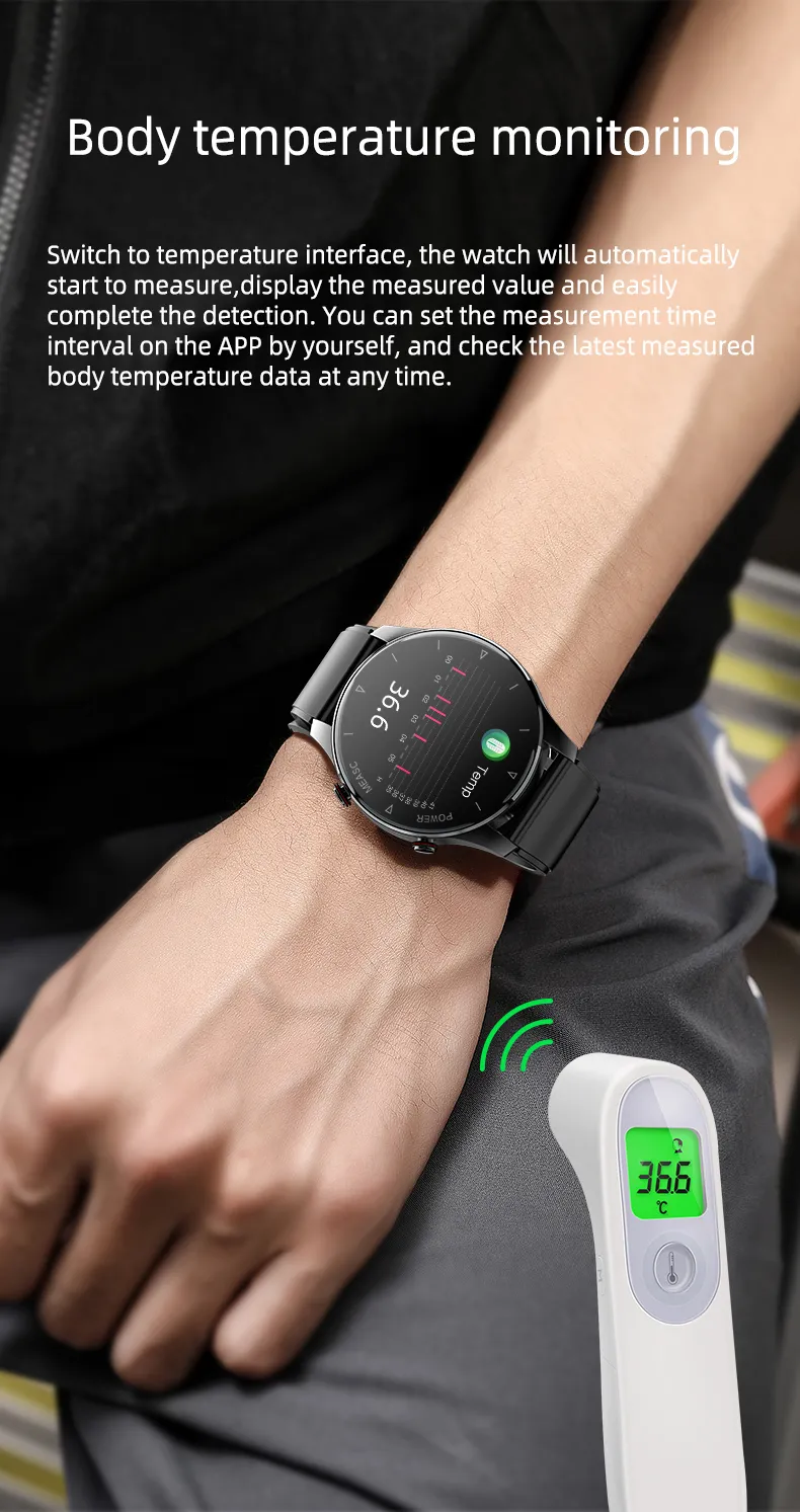 ECG Health Smartwatch P50