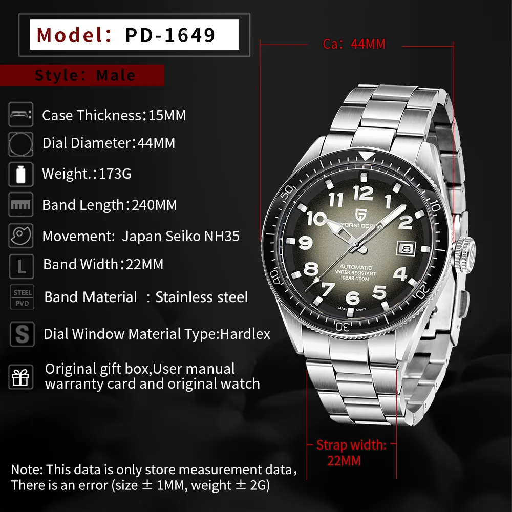 Pagani Design Men’s Watch 1649