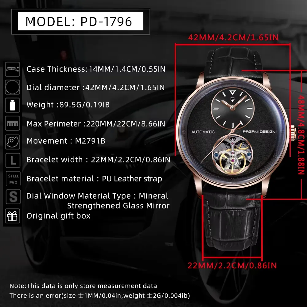 Pagani Design Men’s Watch 1796