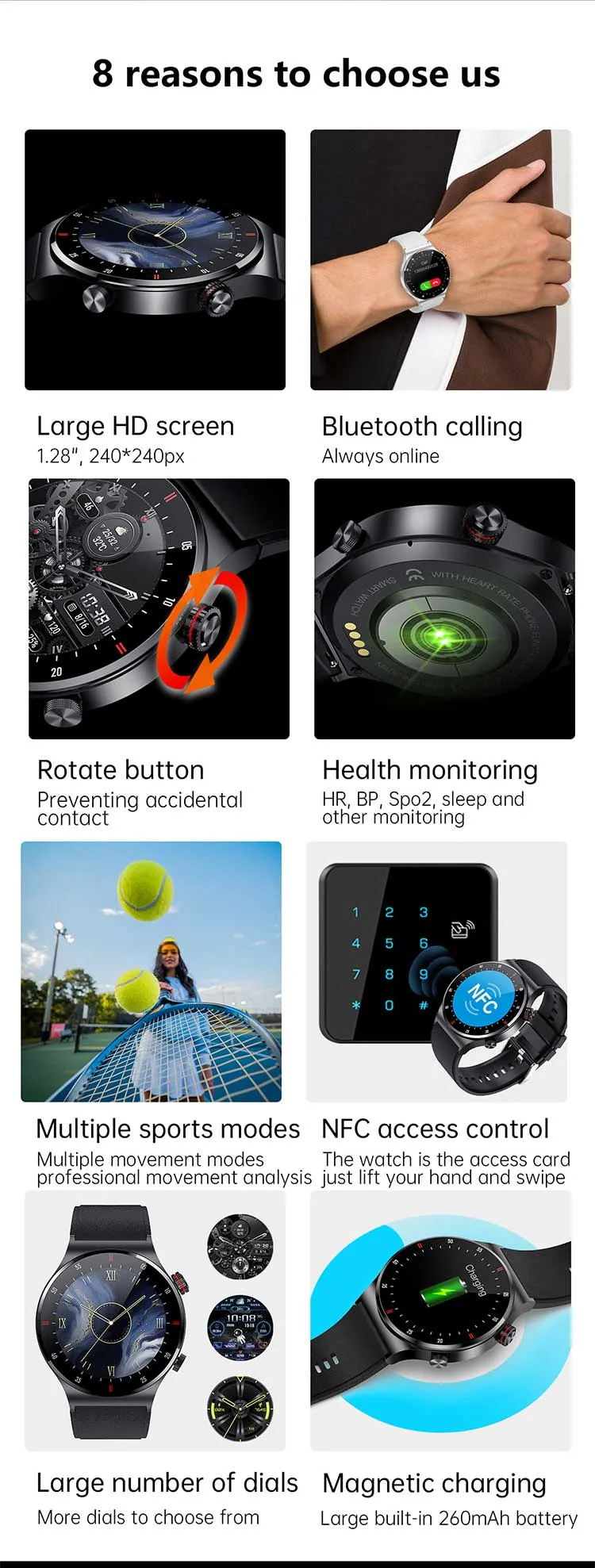 Olevs Smartwatch QW33