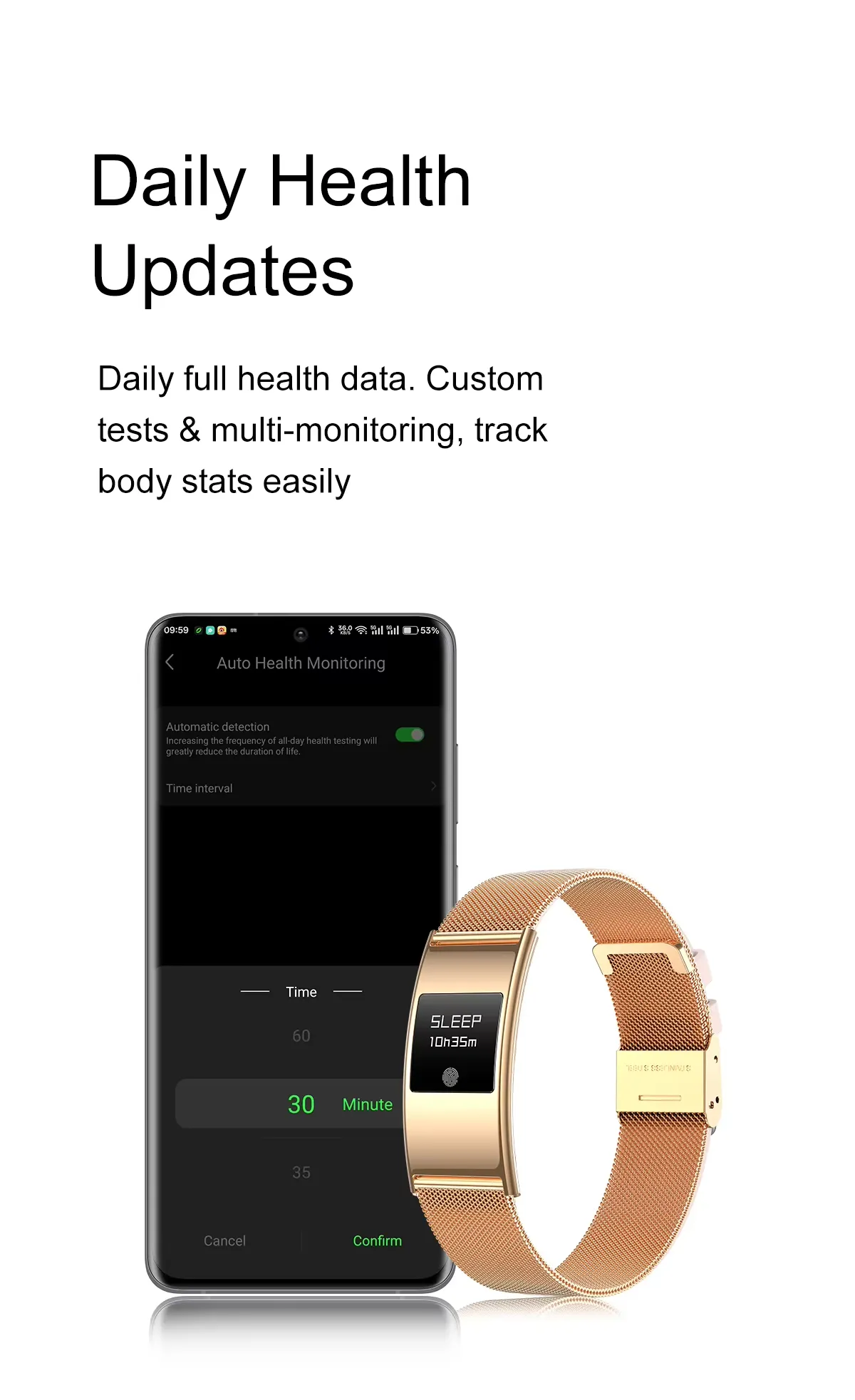 Olevs Smart Bracelet QW800