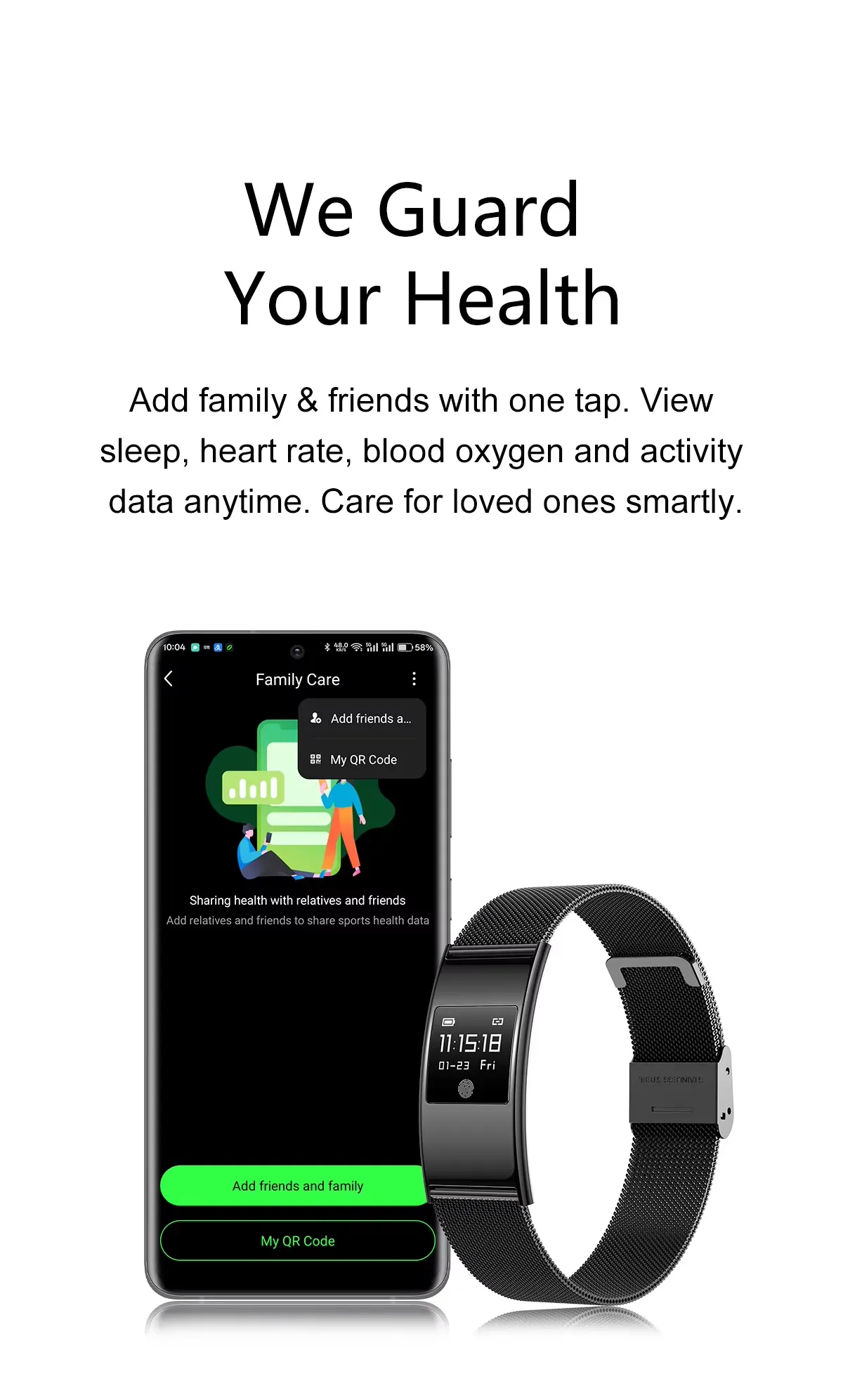 Olevs Smart Bracelet QW800