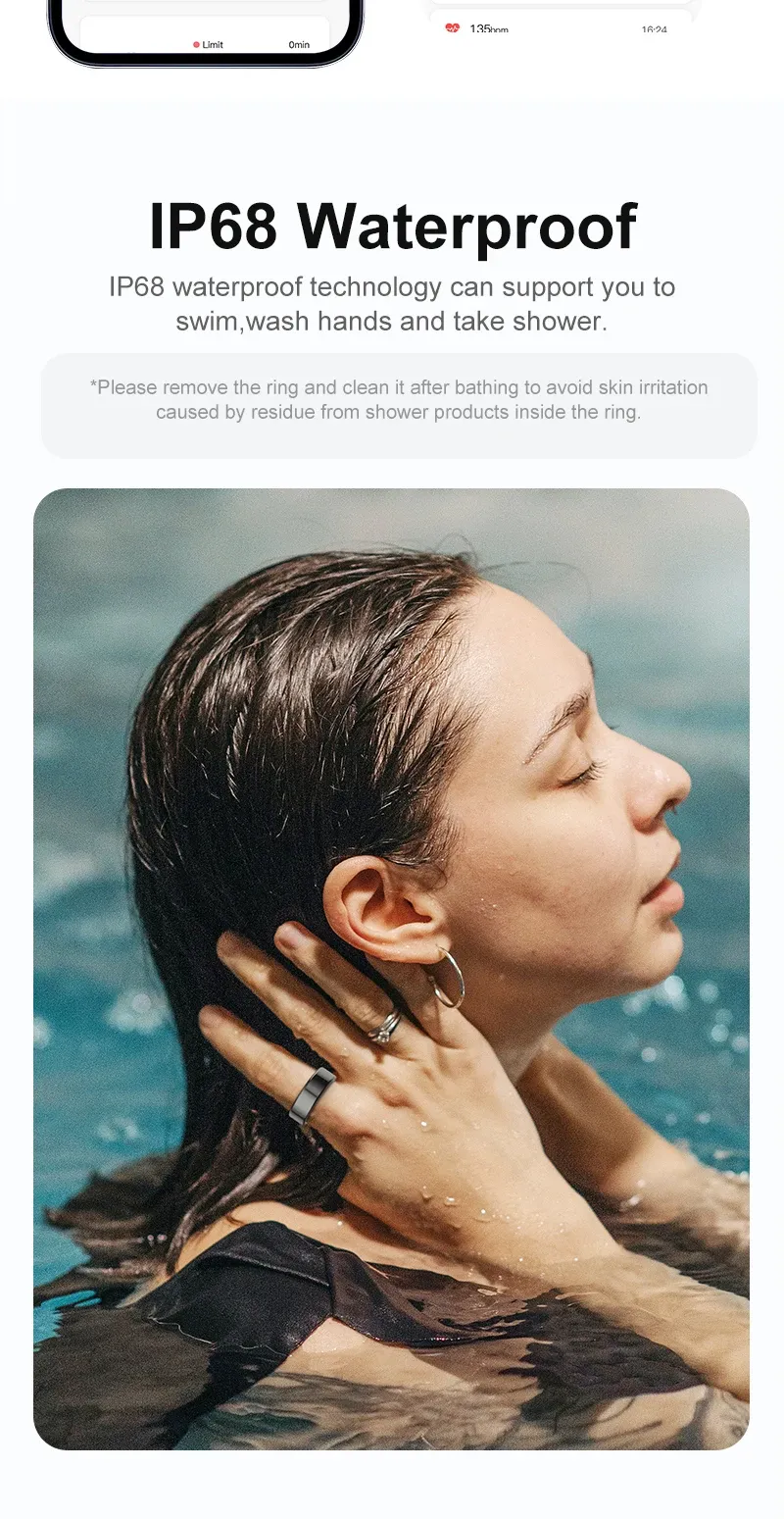 Health Tracker Smart Ring R02