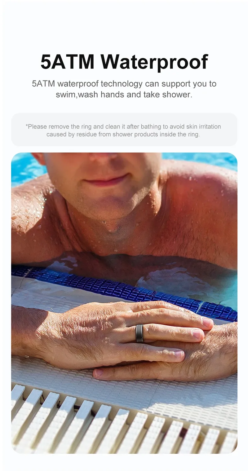 Health Tracker Smart Ring R03