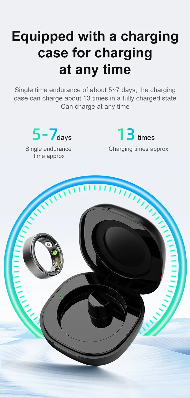 Health Tracker Smart Ring R03