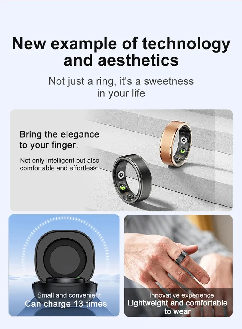 Health Tracker Smart Ring R03