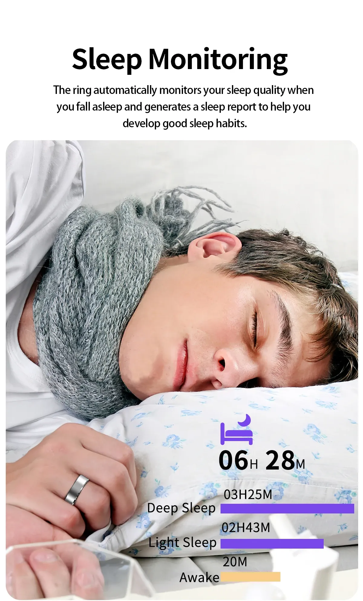 Health Tracker Smart Ring R5