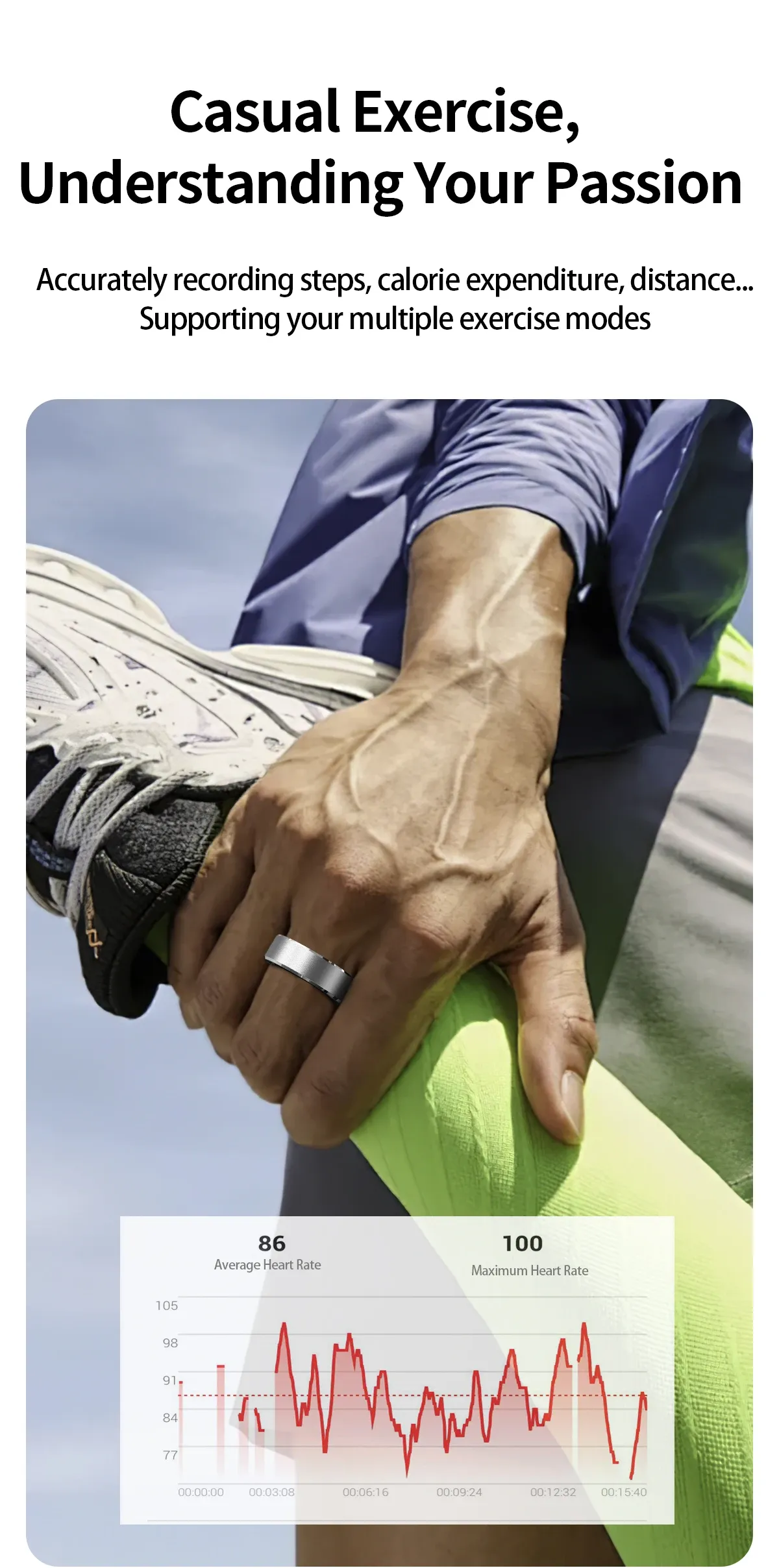 Health Tracker Smart Ring R5