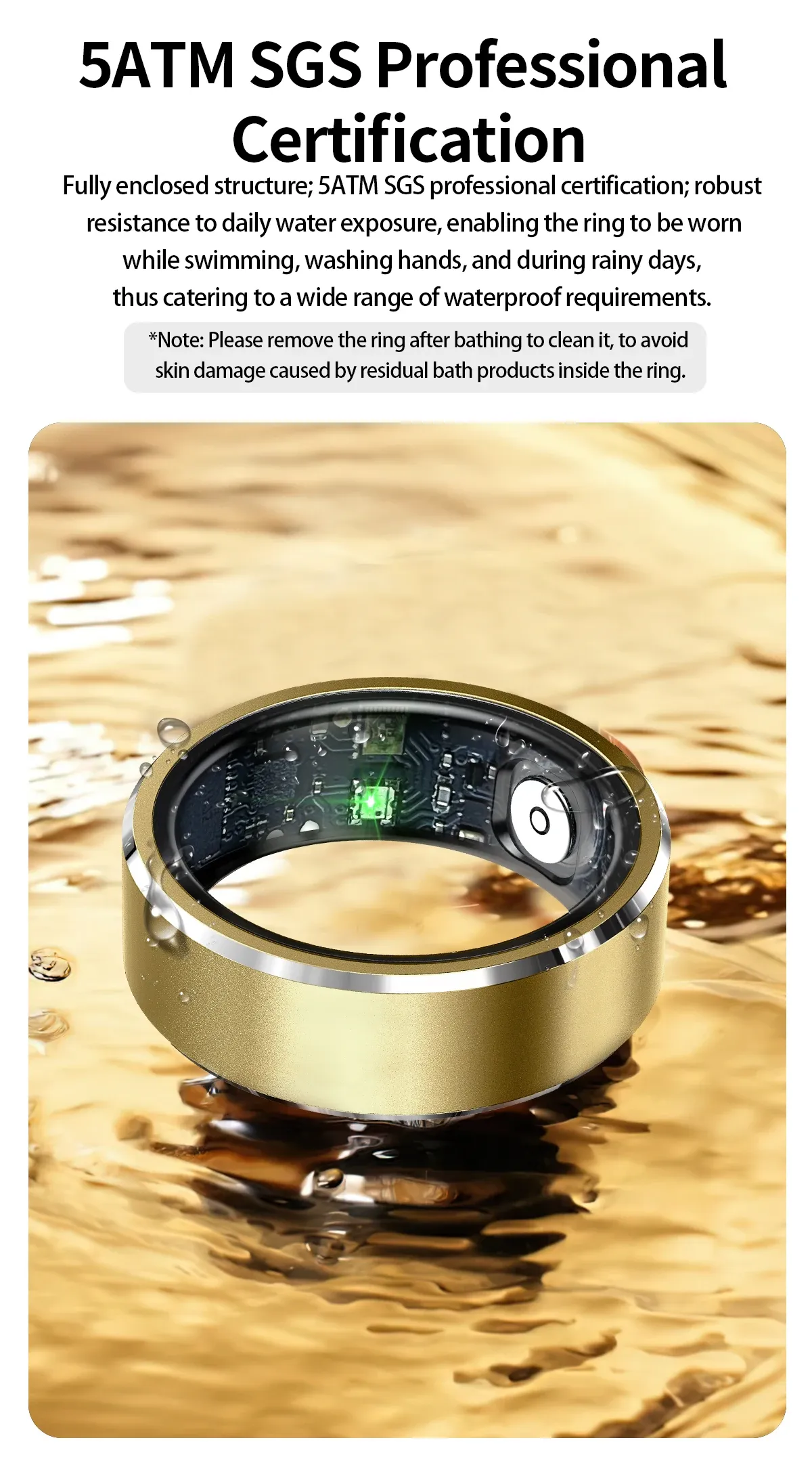 Health Tracker Smart Ring R5