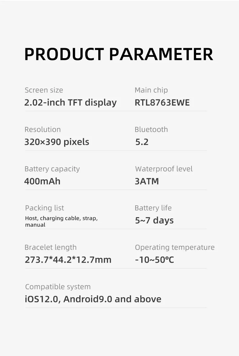 Olevs Smartwatch S320B