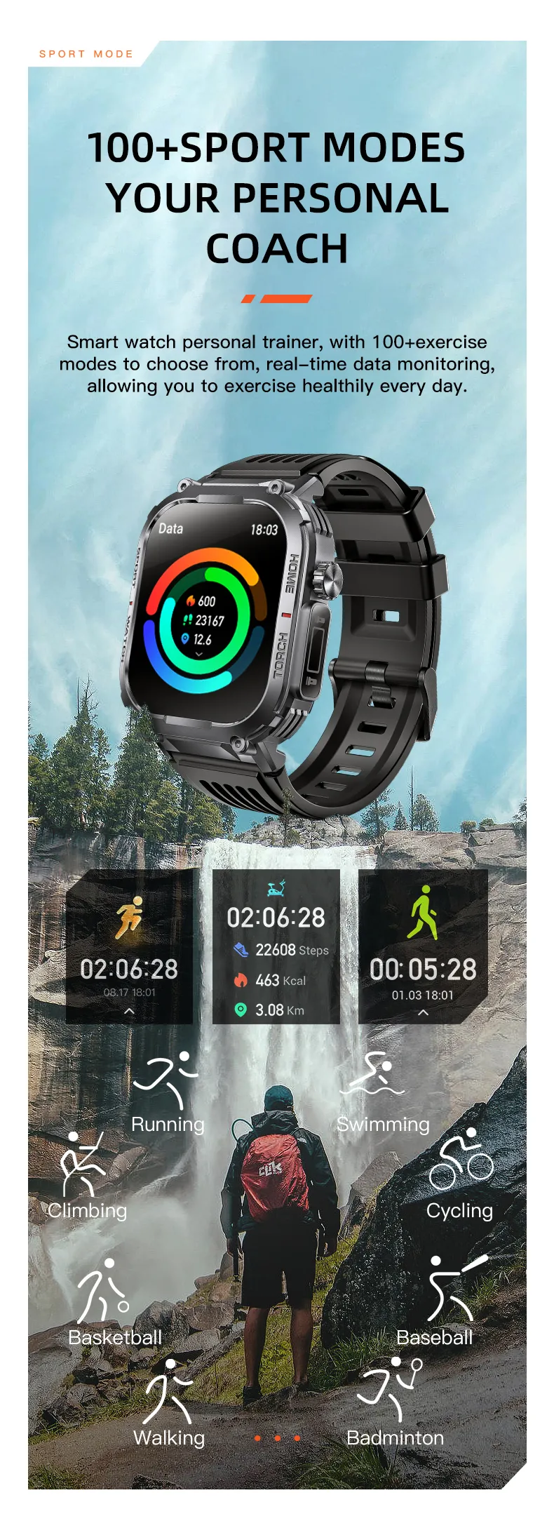 Olevs Smartwatch S320B
