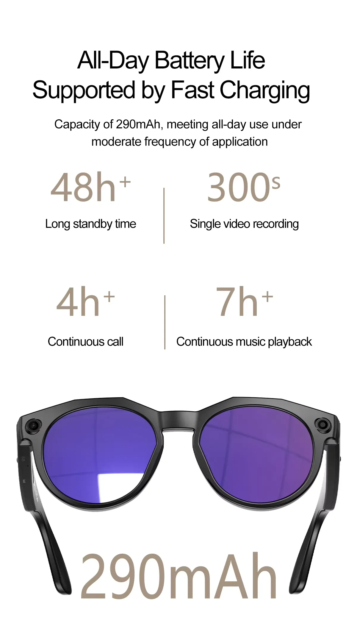 Olevs Smart Glasses SNT NEX