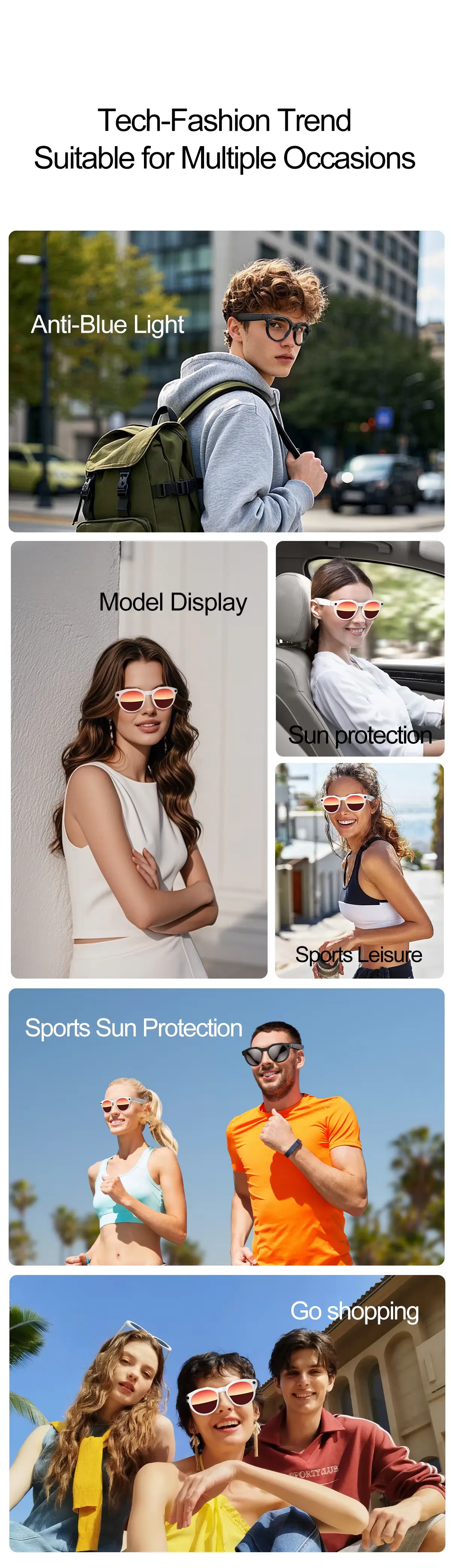 Olevs Smart Glasses SNT NEX