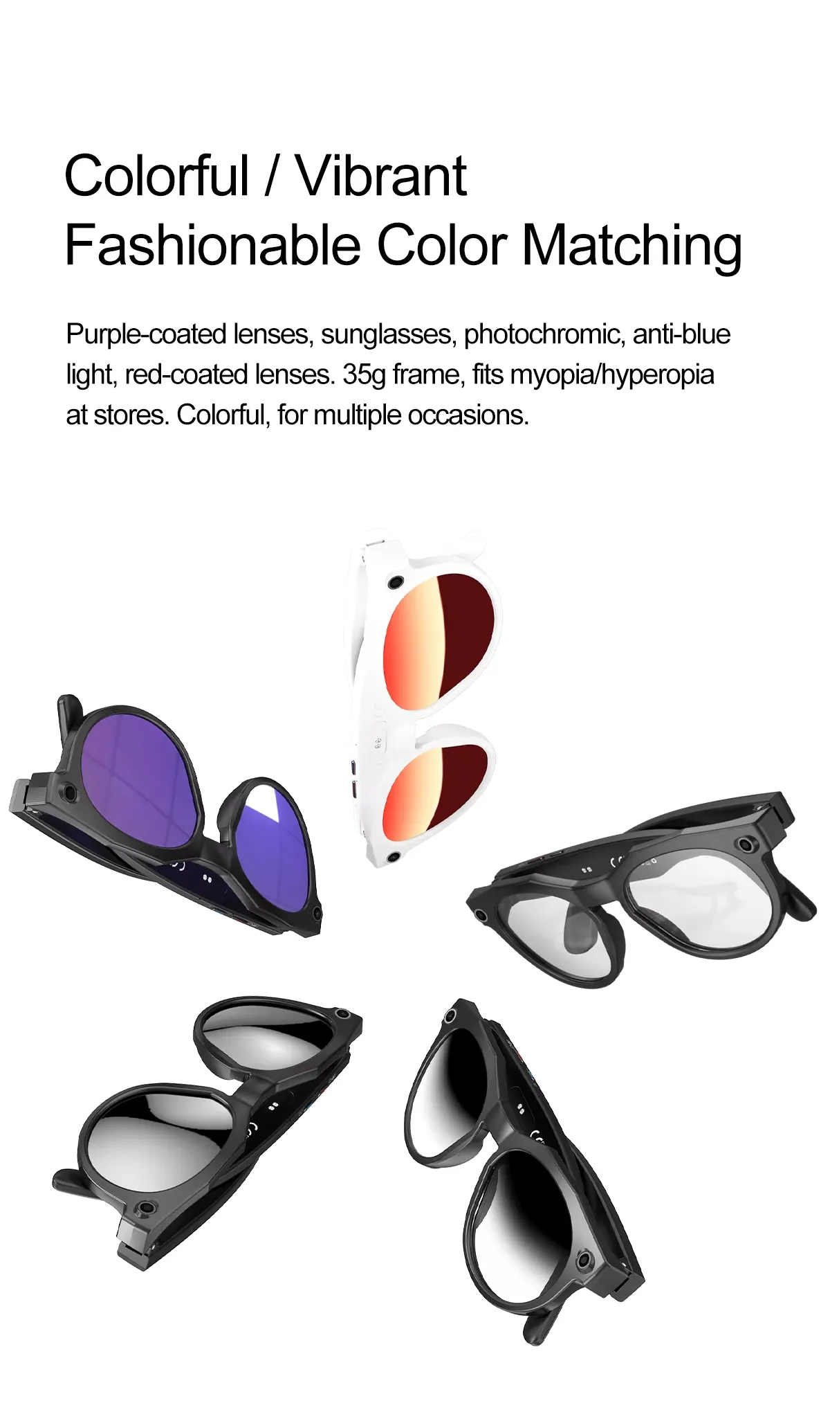 Olevs Smart Glasses SNT NEX