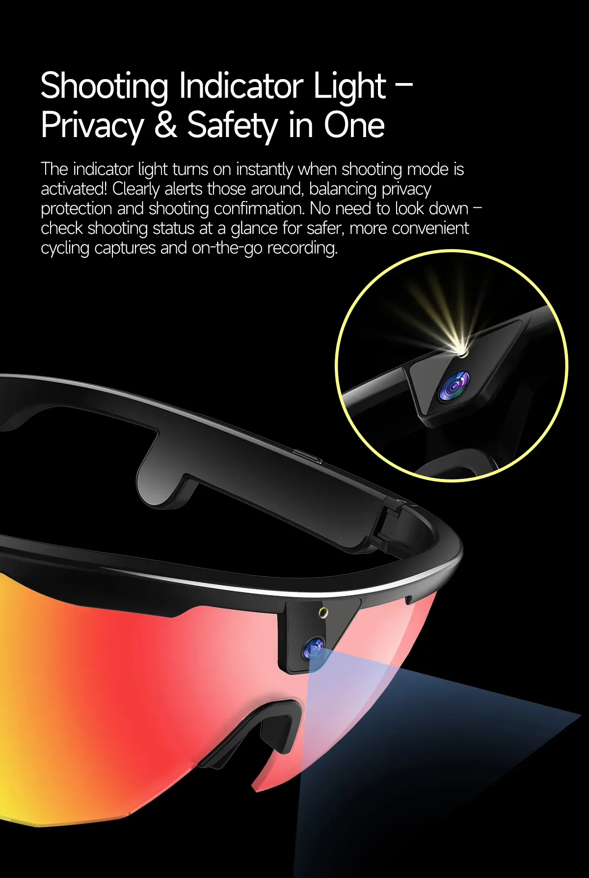 Olevs Smart Glasses SNT STRIDE