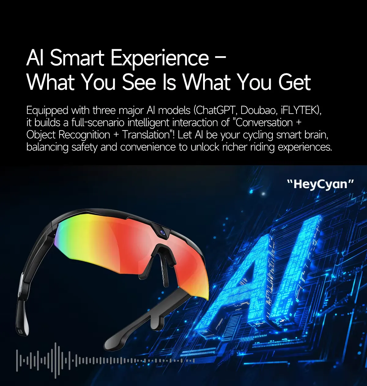 Olevs Smart Glasses SNT STRIDE