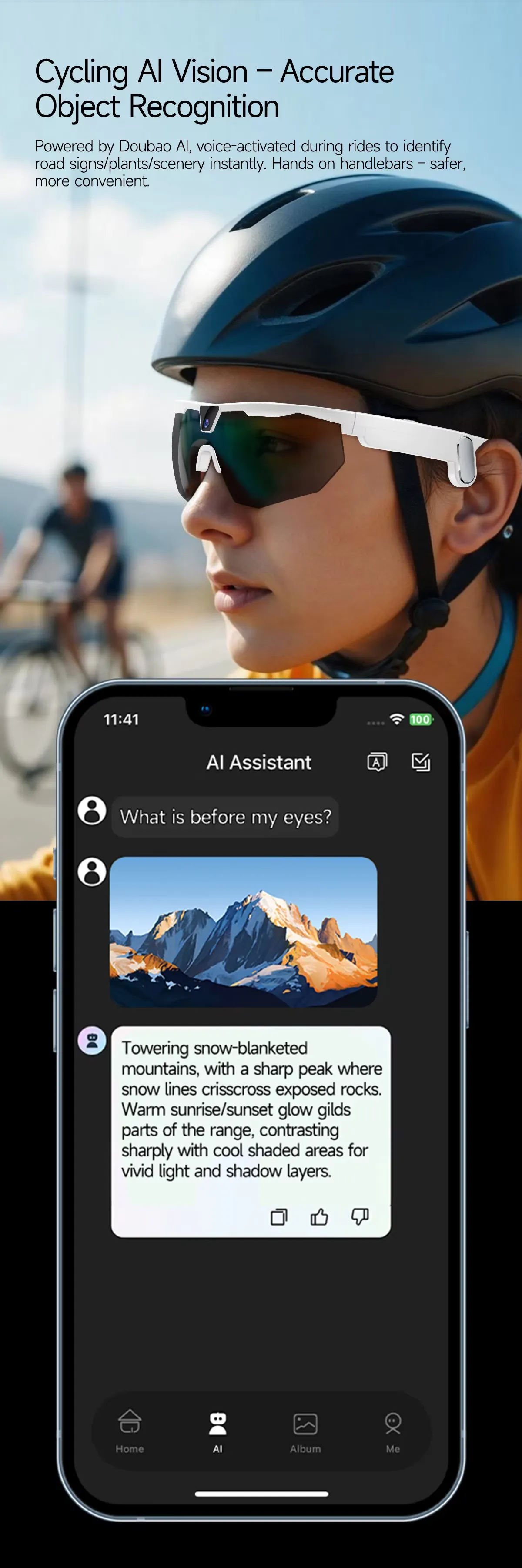 Olevs Smart Glasses SNT STRIDE