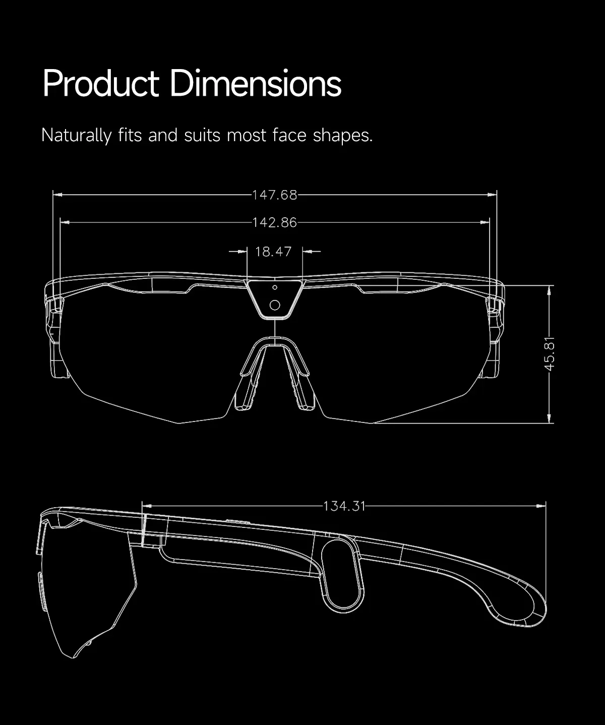 Olevs Smart Glasses SNT STRIDE