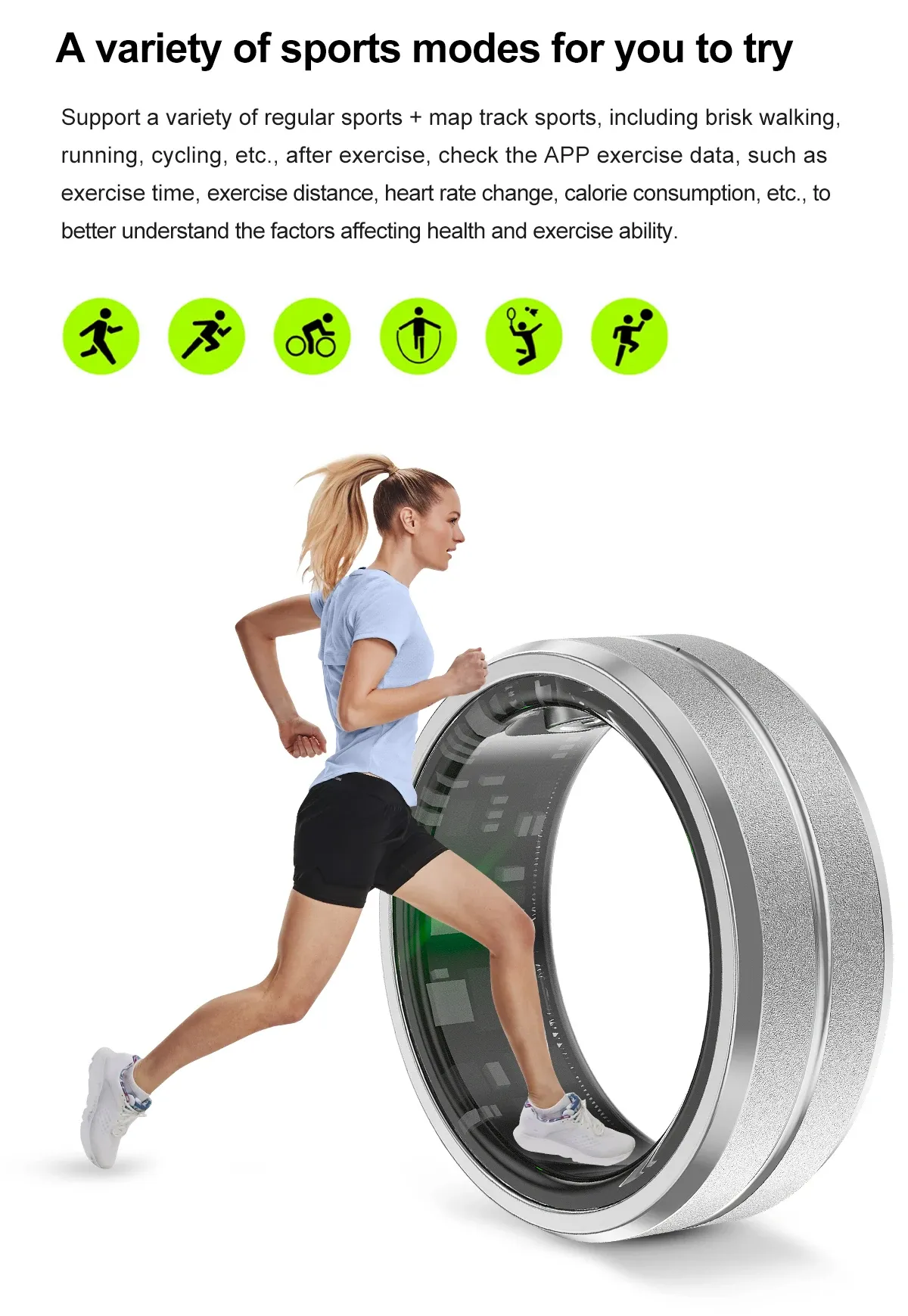 Health Tracker Smart Ring SR01