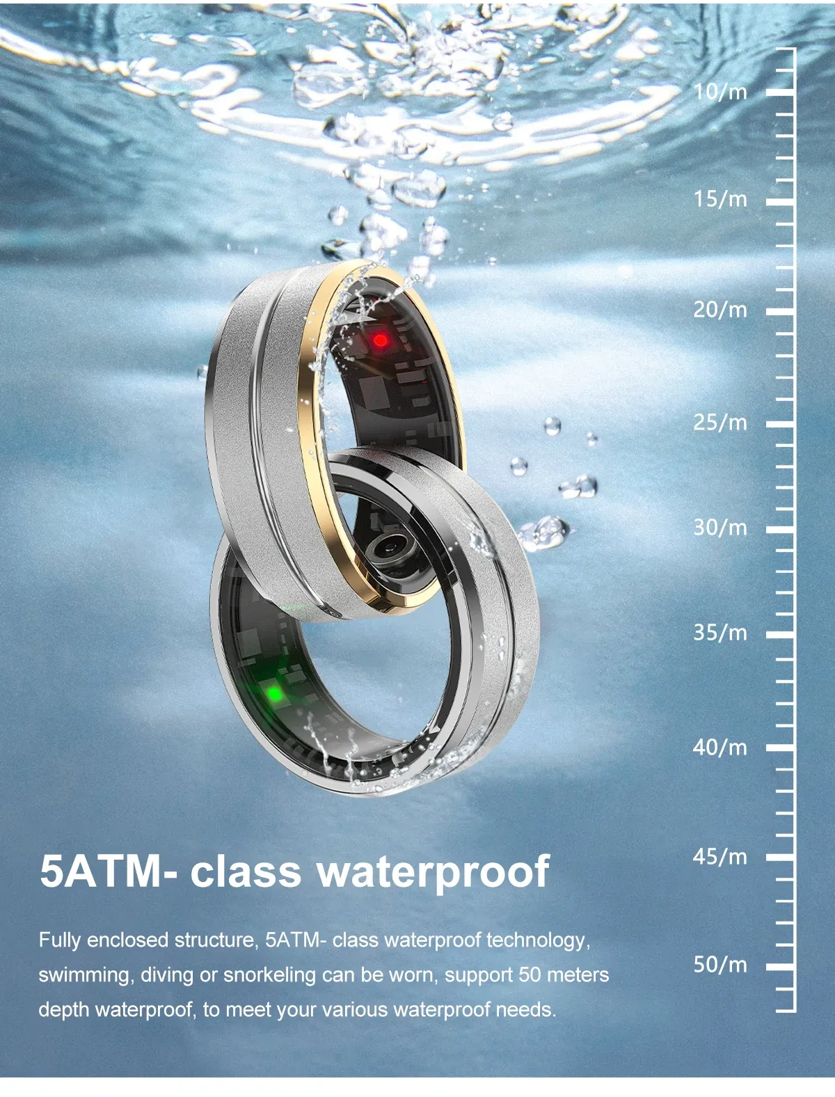 Health Tracker Smart Ring SR01