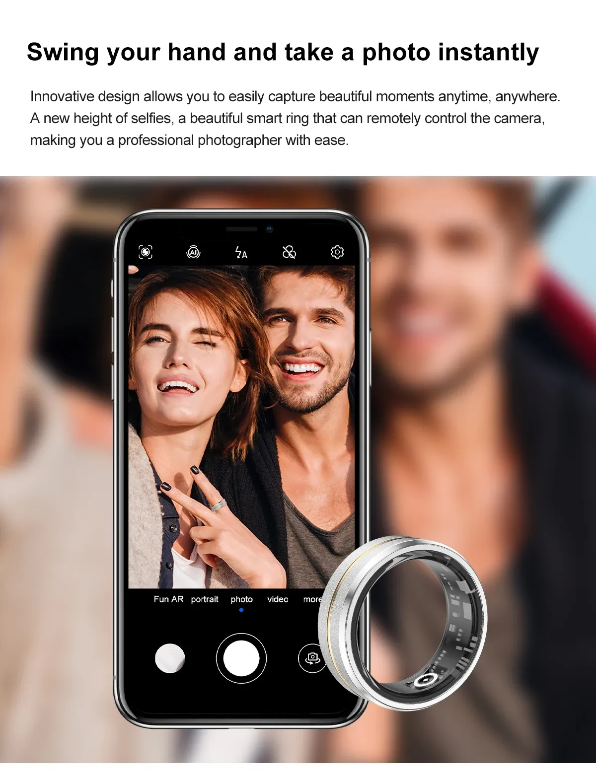 Health Tracker Smart Ring SR01