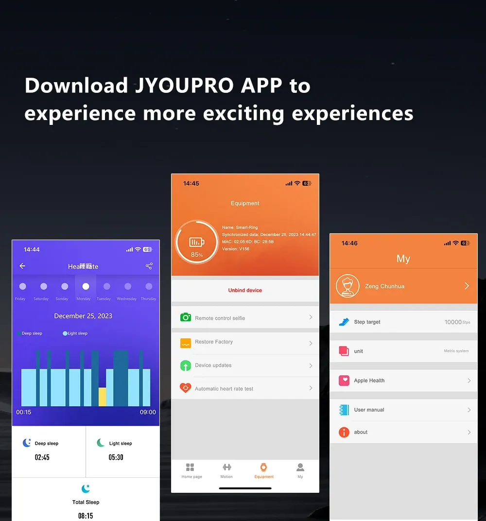 Health Tracker Smart Ring SR03