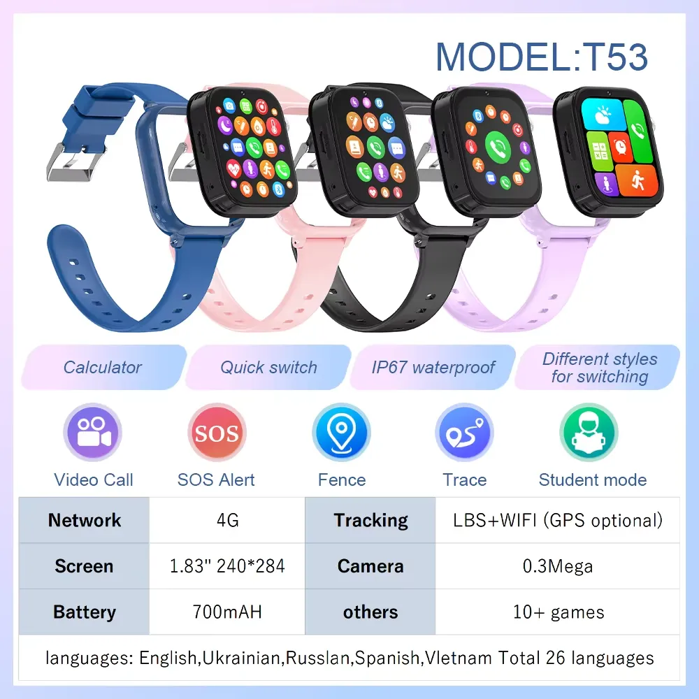 Olevs Kids Smartwatch T53