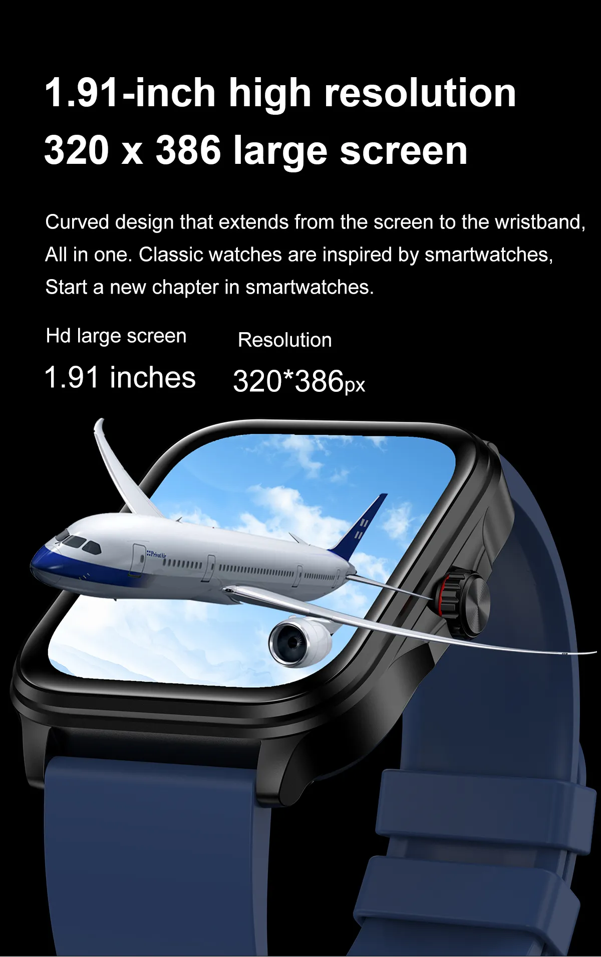 ECG Health Smartwatch T90