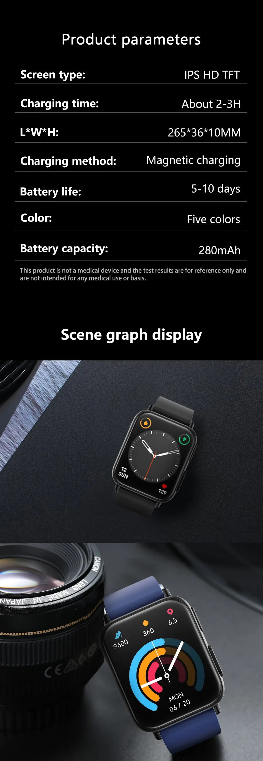 ECG Health Smartwatch TK10