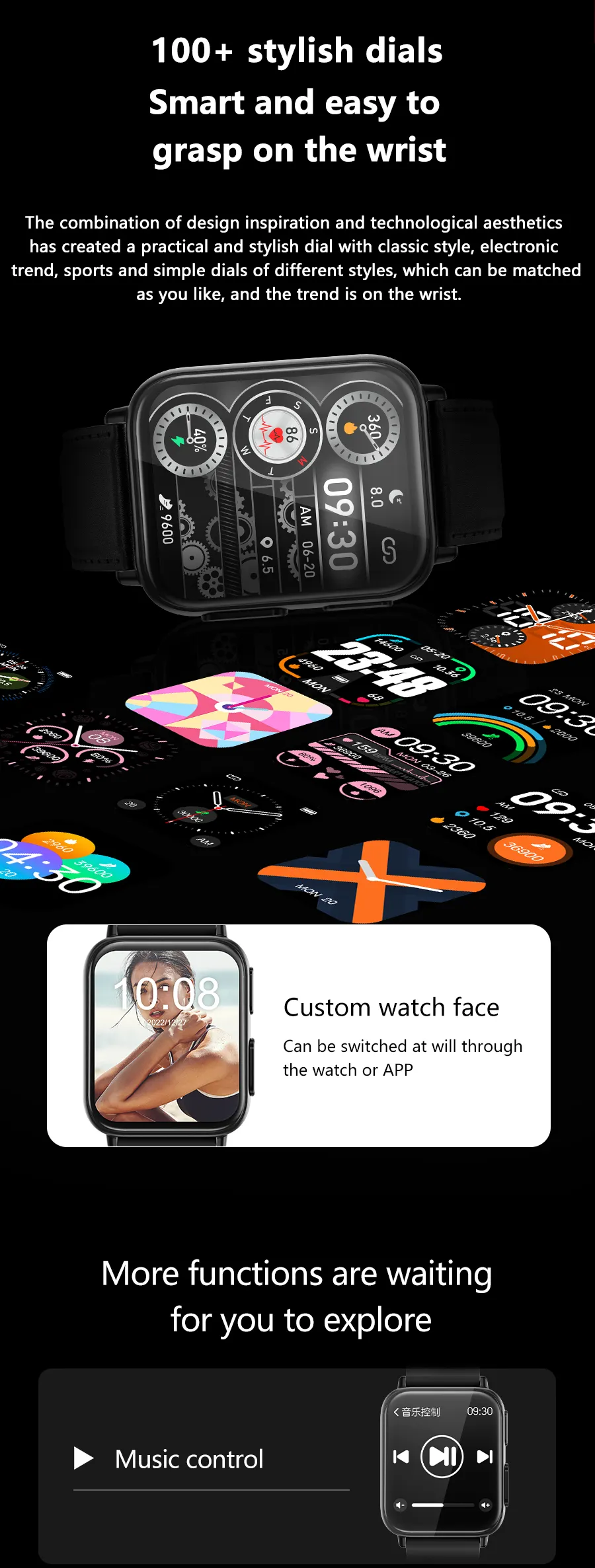 ECG Health Smartwatch TK10