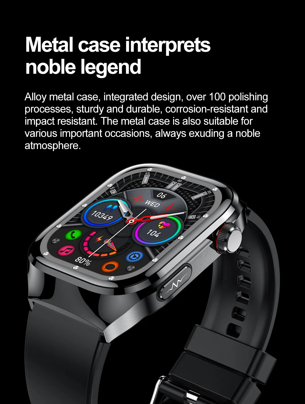 ECG Health Smartwatch TK16