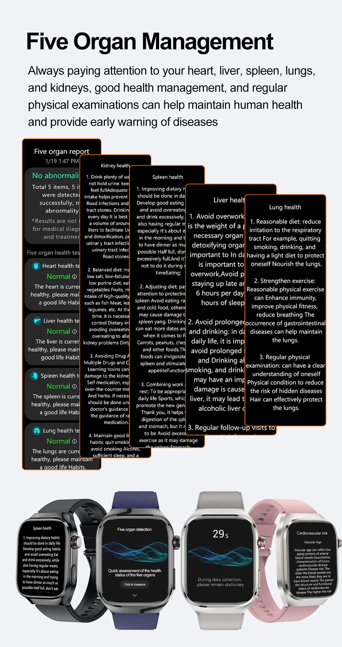 ECG Health Smartwatch TK16