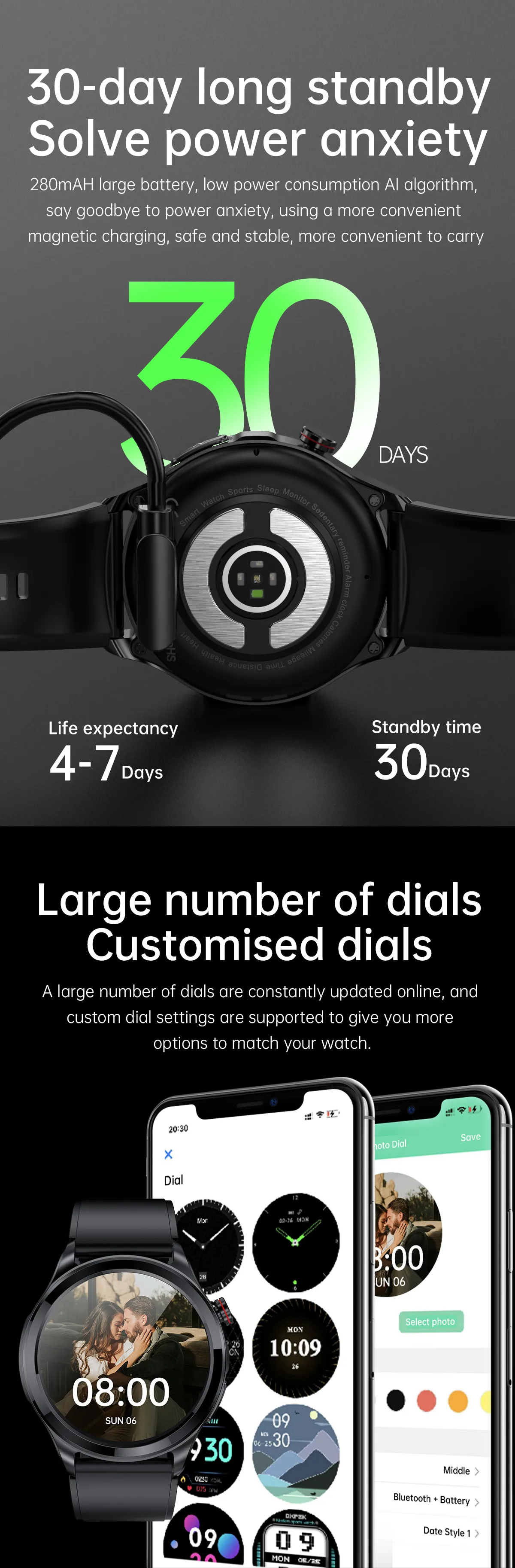 ECG Health Smartwatch TK22