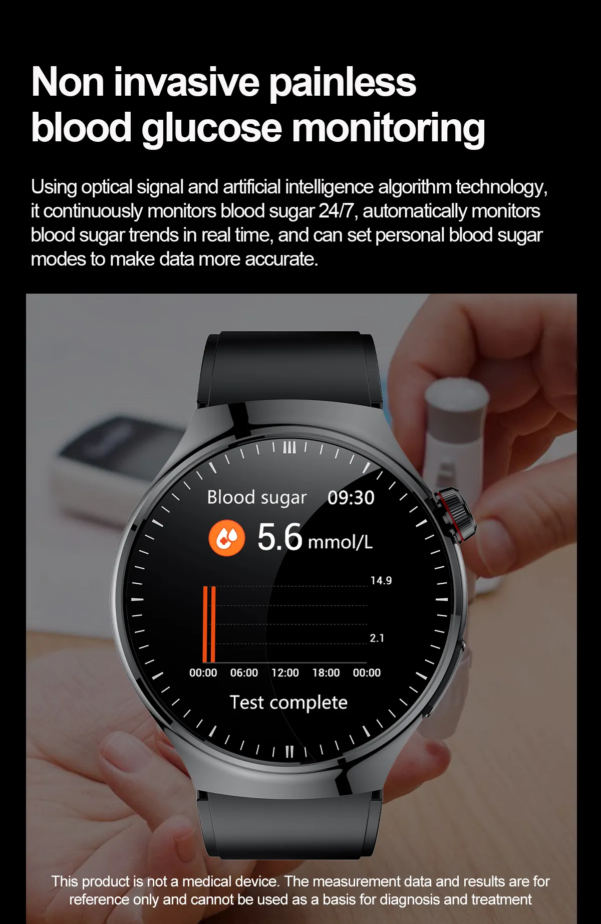 ECG Health Smartwatch TK26