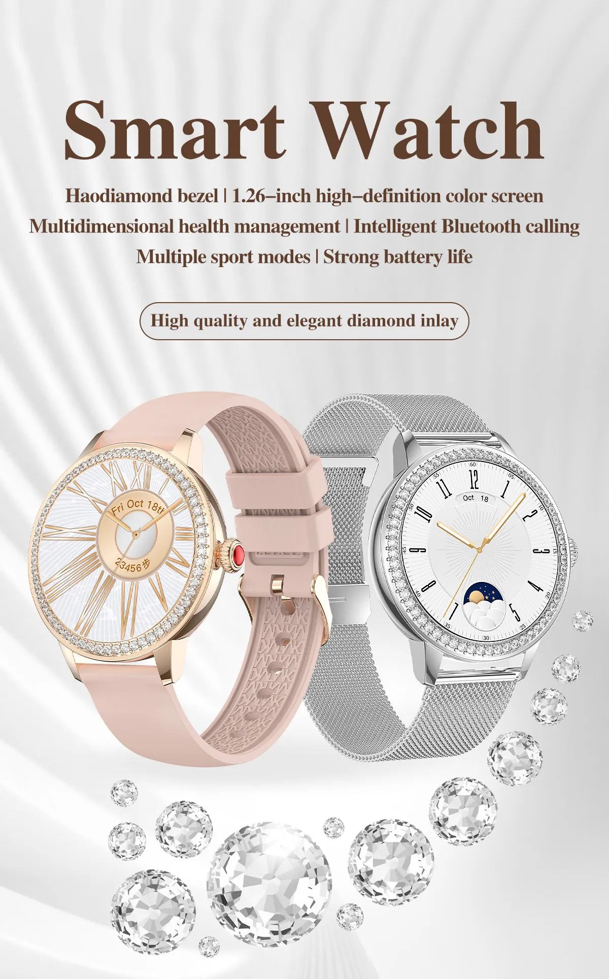 Fashion Lady's Smartwatch TK26